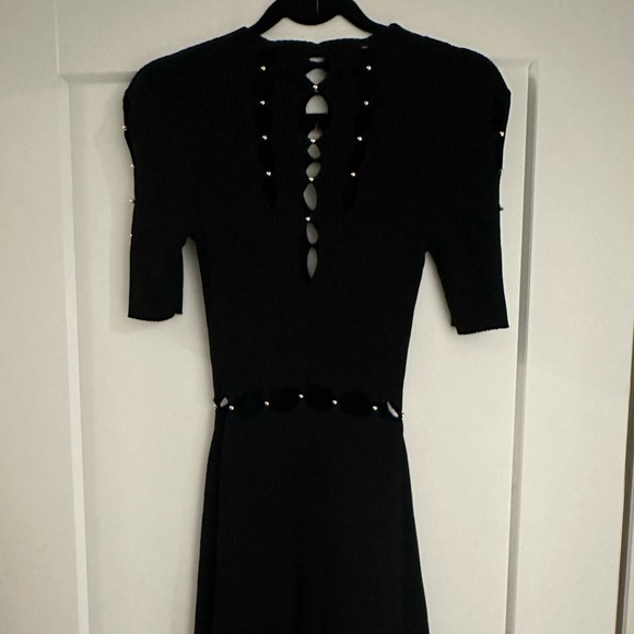 Gorgeous Maje dress in black giving Versace/Showgirls vibes - Picture 1 of 5